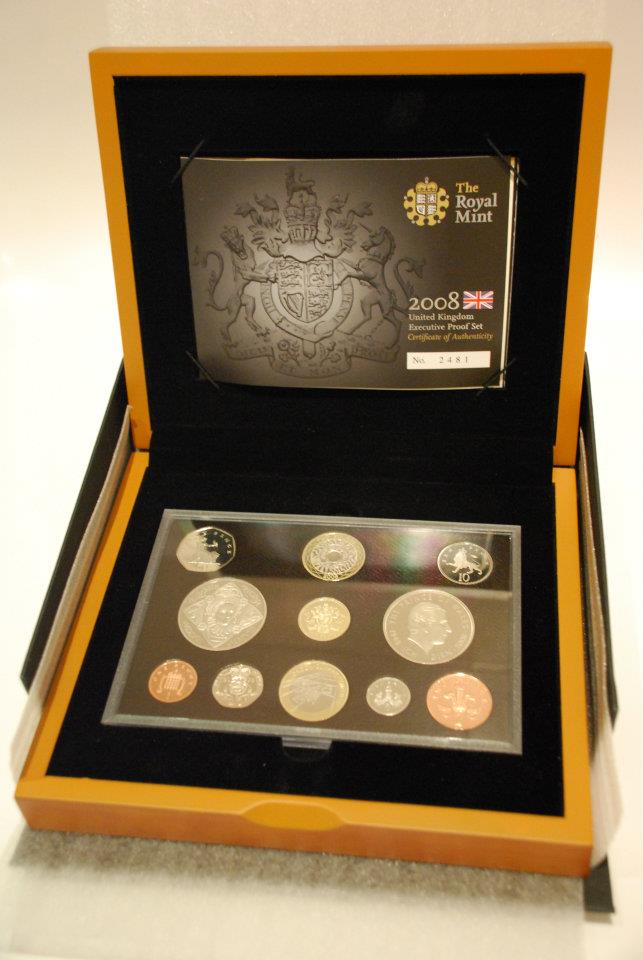 proof coin box set silver and gold coins